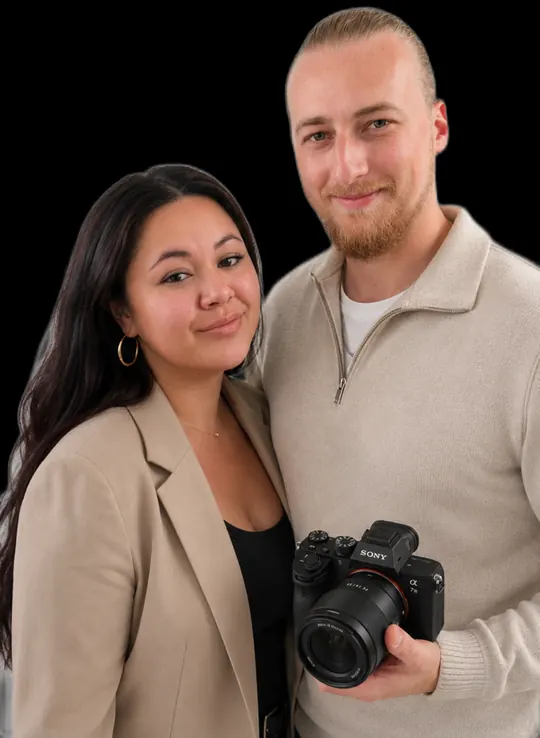 Vanessa und Mario Kaiser von 5 Seen Studios mit Kamera
